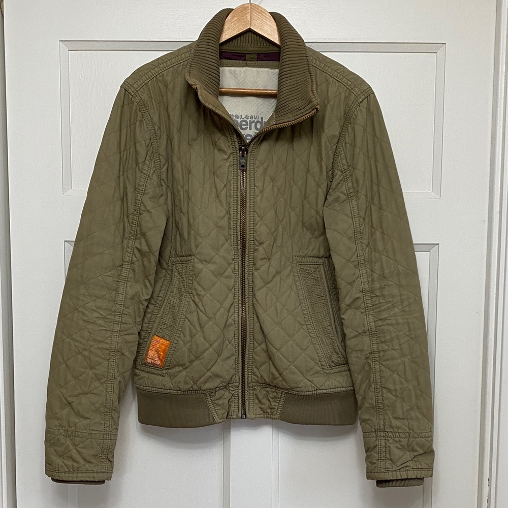 Superdry Condor Quilt Bomber Jacket